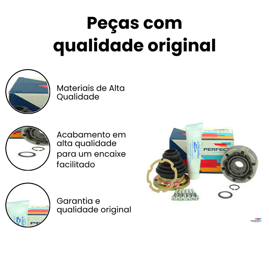 Junta Homocinética Deslizante Dianteira Doblo/Palio - Imagem 3