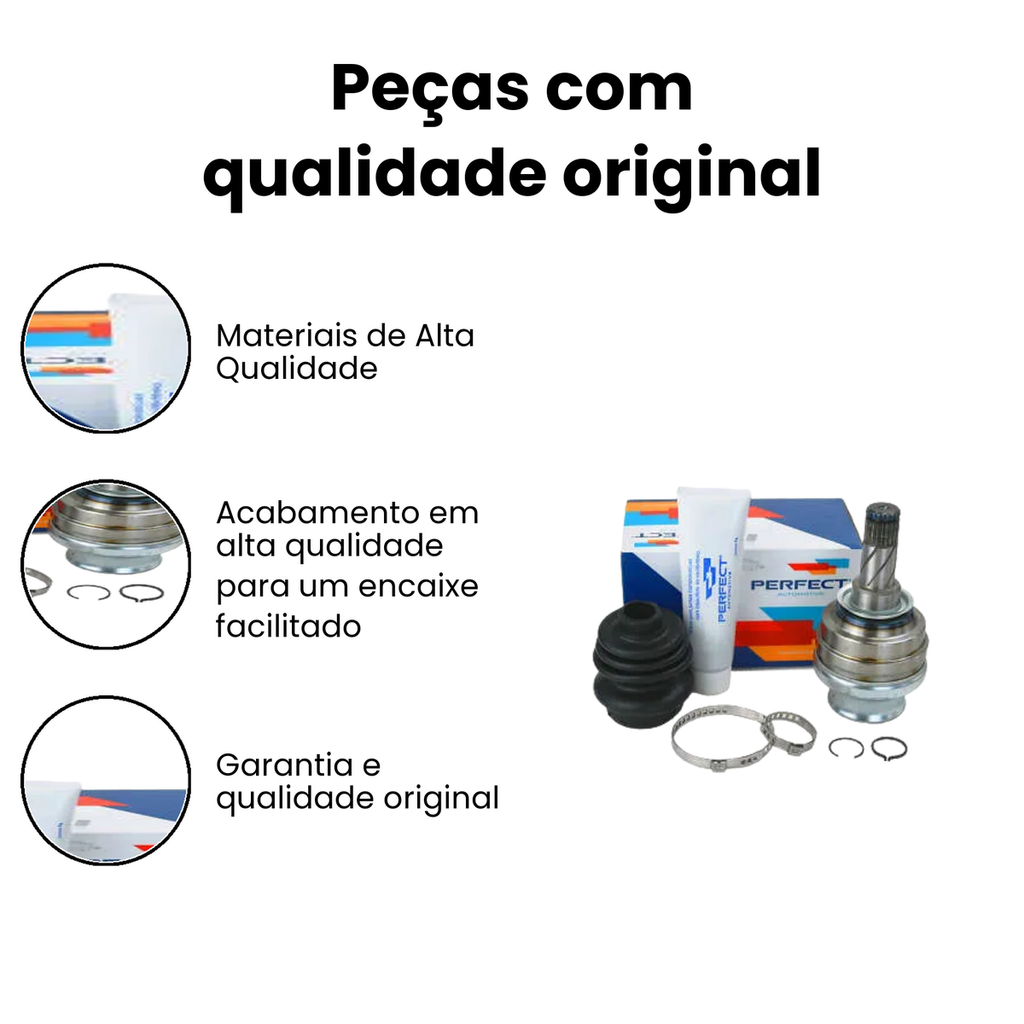 Junta Homocinética de Câmbio PERFECT Corsa Corsa - Imagem 3