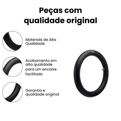 Câmara Ar Aro 18 Dianteira Traseira Honda CG Titan Fan Yamah - Imagem 3