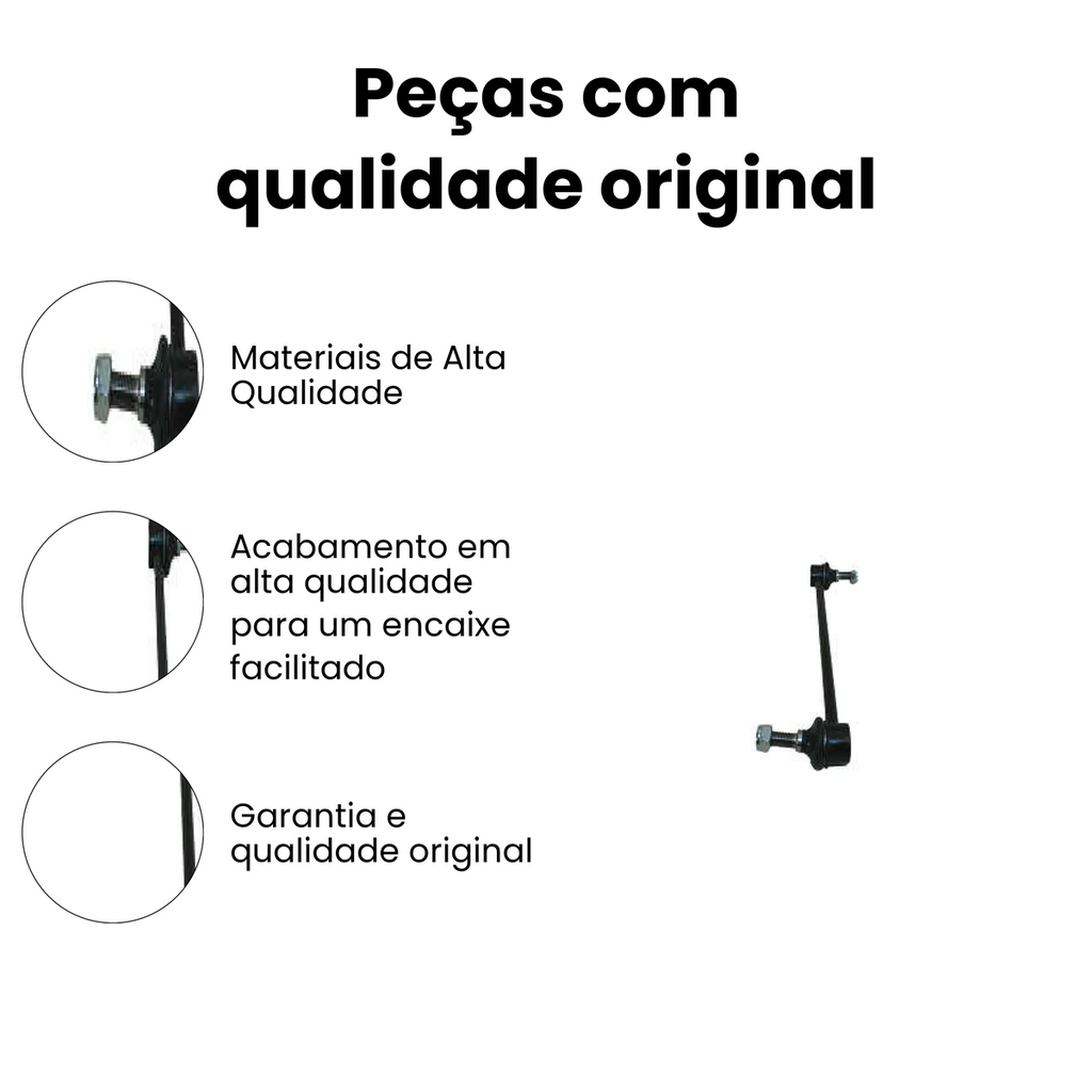 Bieleta Dianteira Direita/Esquerda CHEVROLET KBT0311 - Imagem 3