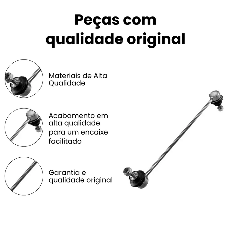 Bieleta Dianteira Direita Esquerda VW Fox Crossfox Gol Nivus - Imagem 3