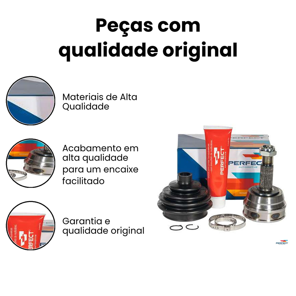 Junta Homocinética Roda Dir/Esq - Parati Gol - KJH0253 - Imagem 3