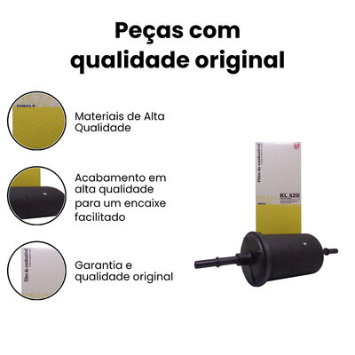Filtro de Combustível MAHLE KL420 Fiesta Fiesta - Imagem 3