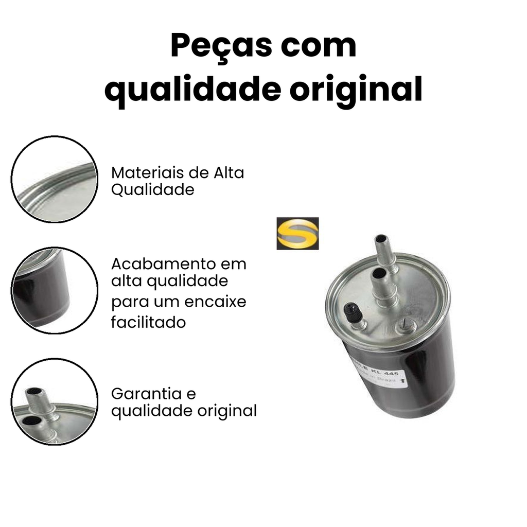 Filtro de Combustível MAHLE KL445 LB/LO 710 - Imagem 3