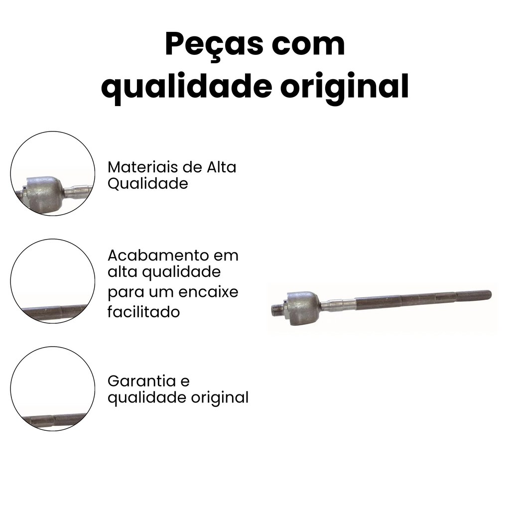 Terminal Axial Dir Esq Hyundai HB20X 1.6 Flex 16V 2013 a 202 - Imagem 3