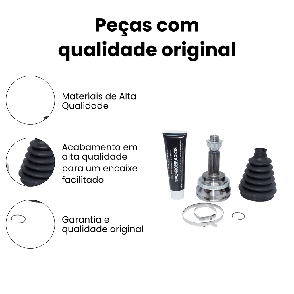 Junta Homocinética Roda Logan Sandero Lado Direito Esquerdo - Imagem 3