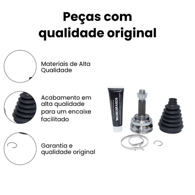 Junta Homocinética Roda Logan Sandero Lado Direito Esquerdo - Imagem 3