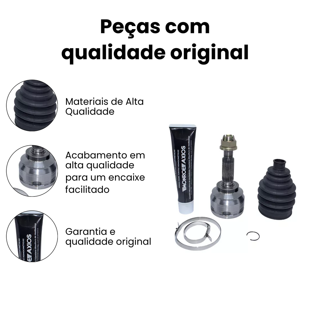 Junta Homocinética Lado Roda Esquerdo Sandero Logan - Imagem 3