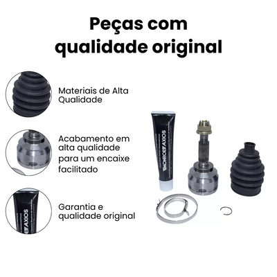 Junta Homocinética Lado Roda Esquerdo Sandero Logan - Imagem 3