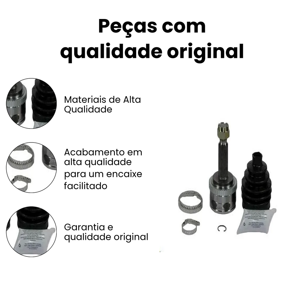 Junta Homocinetica Roda Hyundai i30 1.6 1.8 Tucson 2.0 2.7 S - Imagem 3