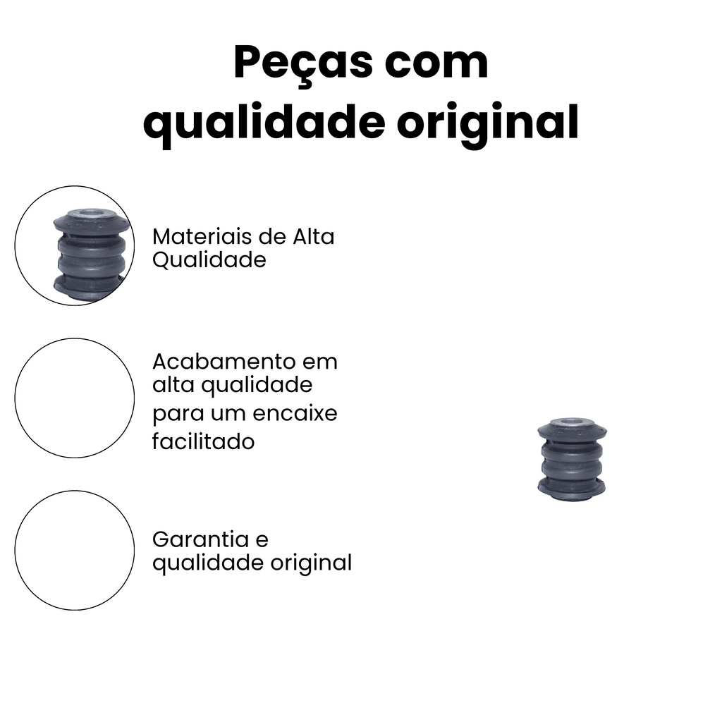 Bucha Bandeja Dianteira Direita Esquerda Axios Kwid 2018 201 - Imagem 3