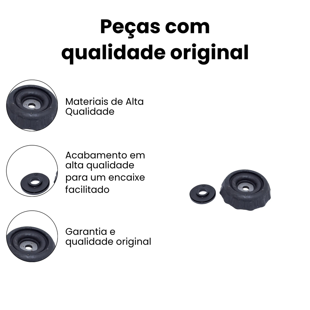 Coxim Amortecedor Dianteiro Direito/Esquerdo Rolamento HB20 - Imagem 3