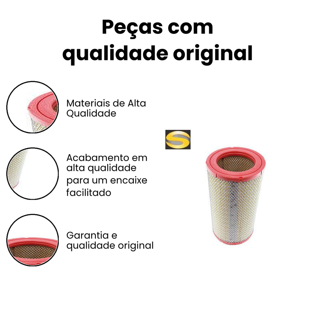 Filtro de Ar MAHLE LX2533 - Cargo - Imagem 3