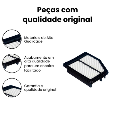 Filtro de Ar MAHLE LX3712 Civic Civic - Imagem 3