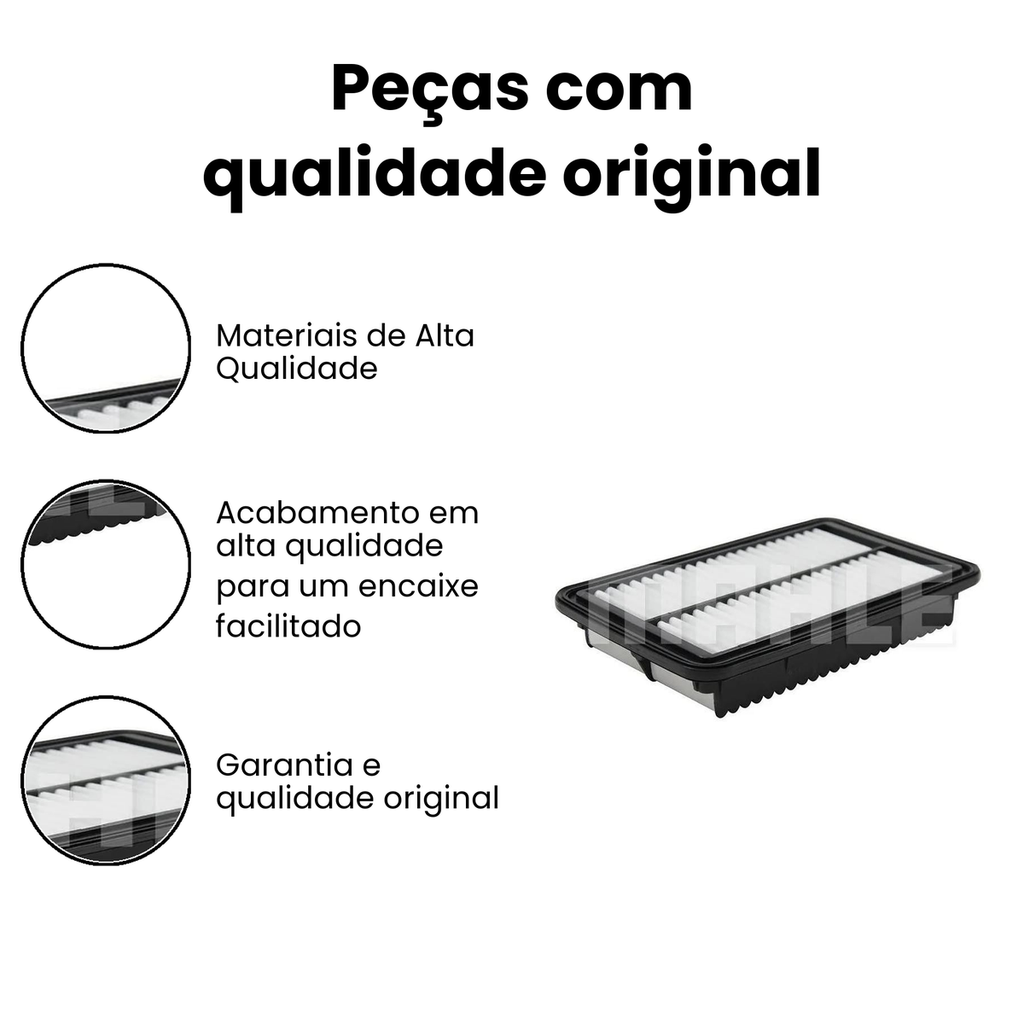 Filtro de Ar MAHLE LX3800 - Picanto HB20 - Imagem 3