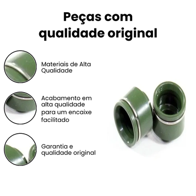 Retentor Haste Válvula Honda Biz CG 150, CRF 150F - - Imagem 3