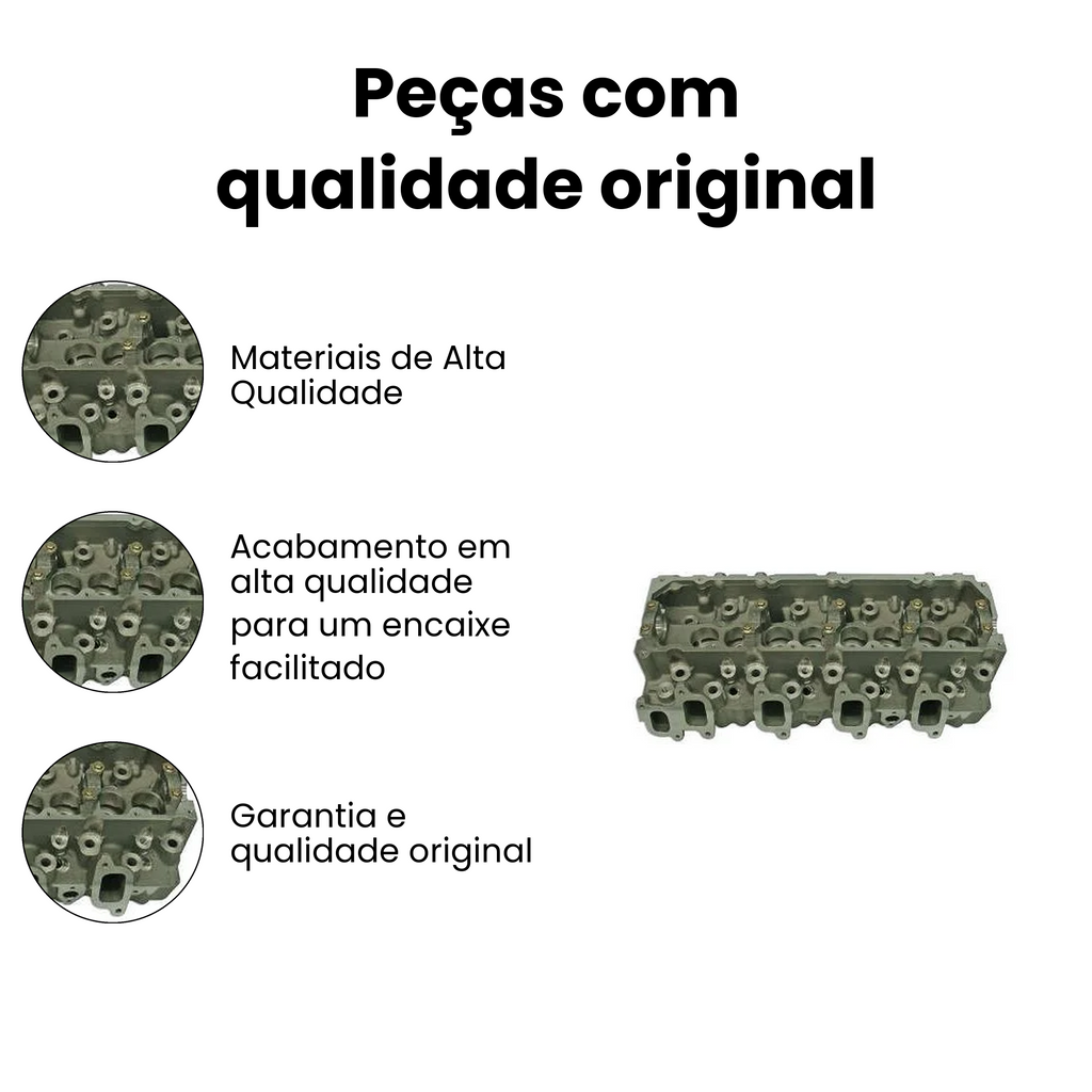 Cabeçote do Motor Hilux SRV 4x2 CD SR Turbo 4x4 2002-2005 - Imagem 3