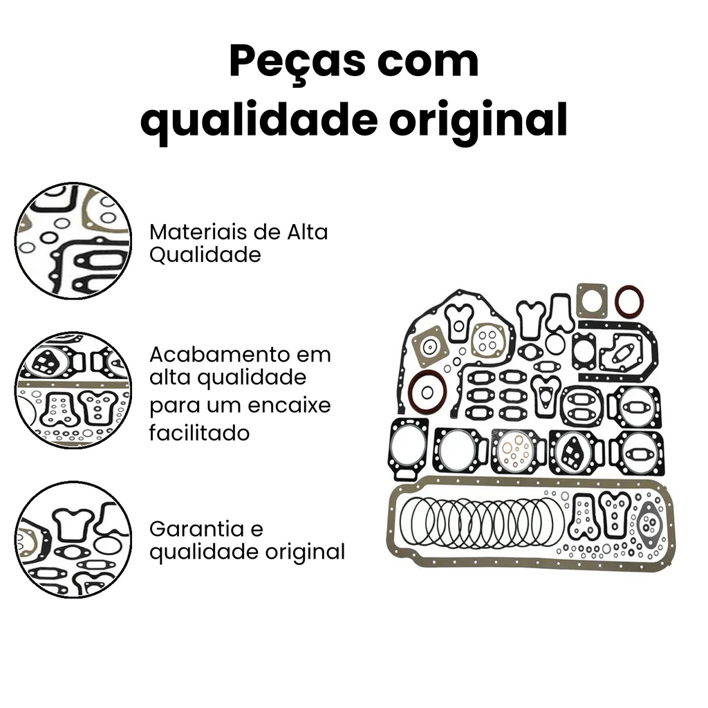 JUNTA MOTOR MERCEDES CARGO 1317/1519/1722 2000-2007 - Imagem 3