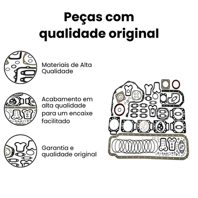 JUNTA MOTOR MERCEDES CARGO 1317/1519/1722 2000-2007 - Imagem 3