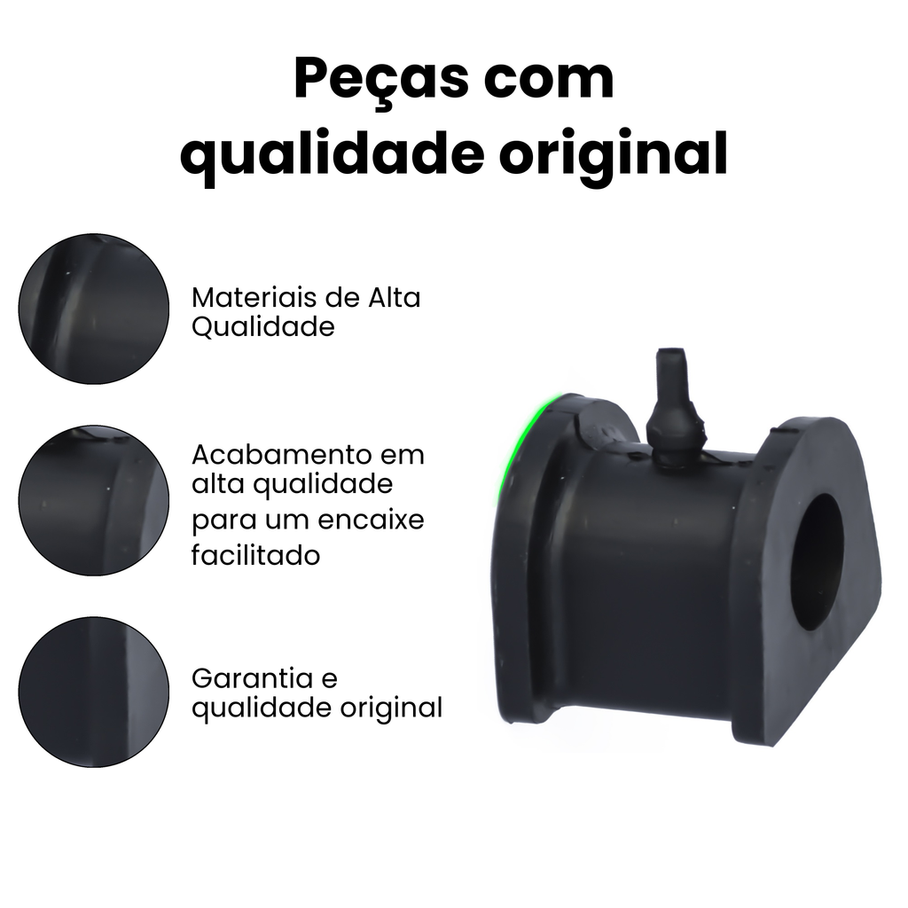 Bucha Barra Estabilizadora Dianteira Direita Esquerda Mitsub - Imagem 3