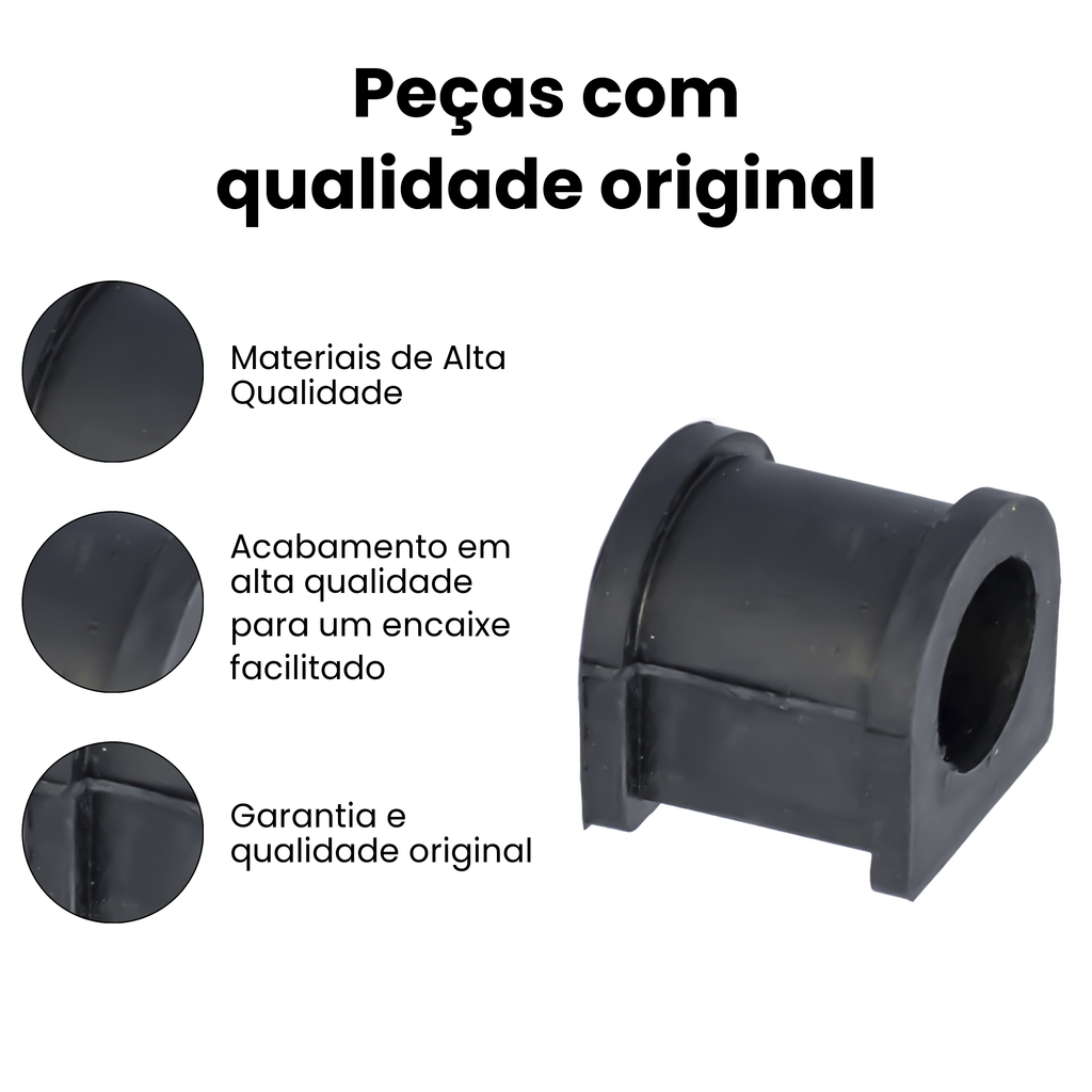 Bucha Barra Estabilizadora Dianteira Mitsubishi L200 1991 a - Imagem 3