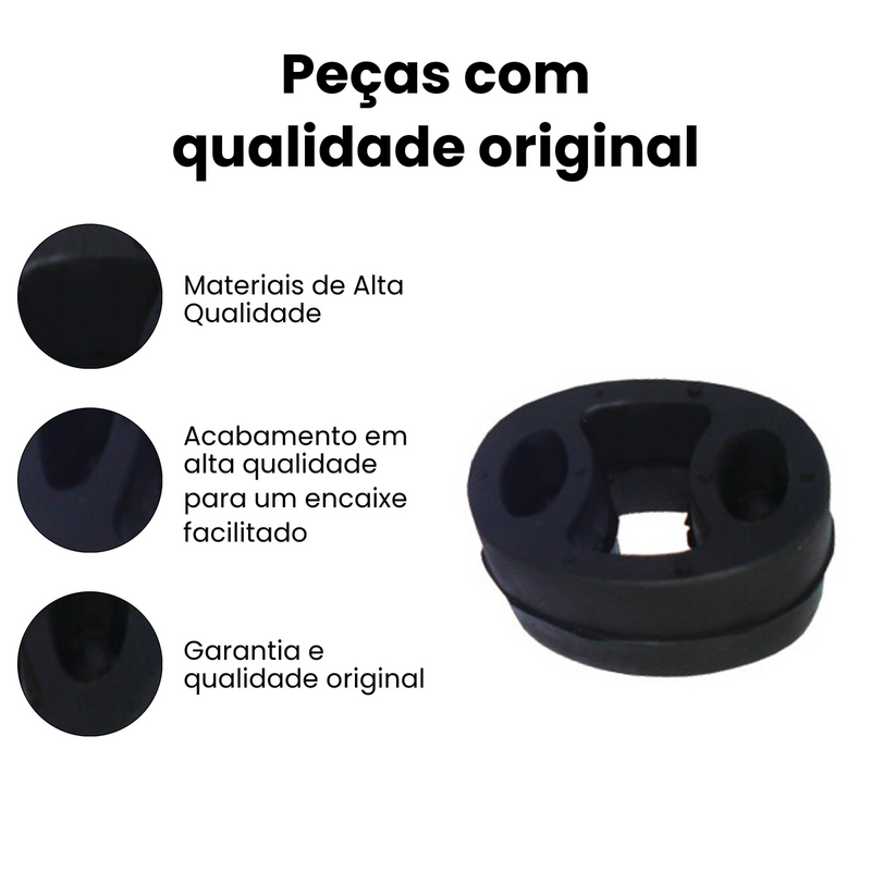 Coxim Escapamento Diant Chevrolet Corsa 94-12 Fiat Mobi 13-2 - Imagem 3