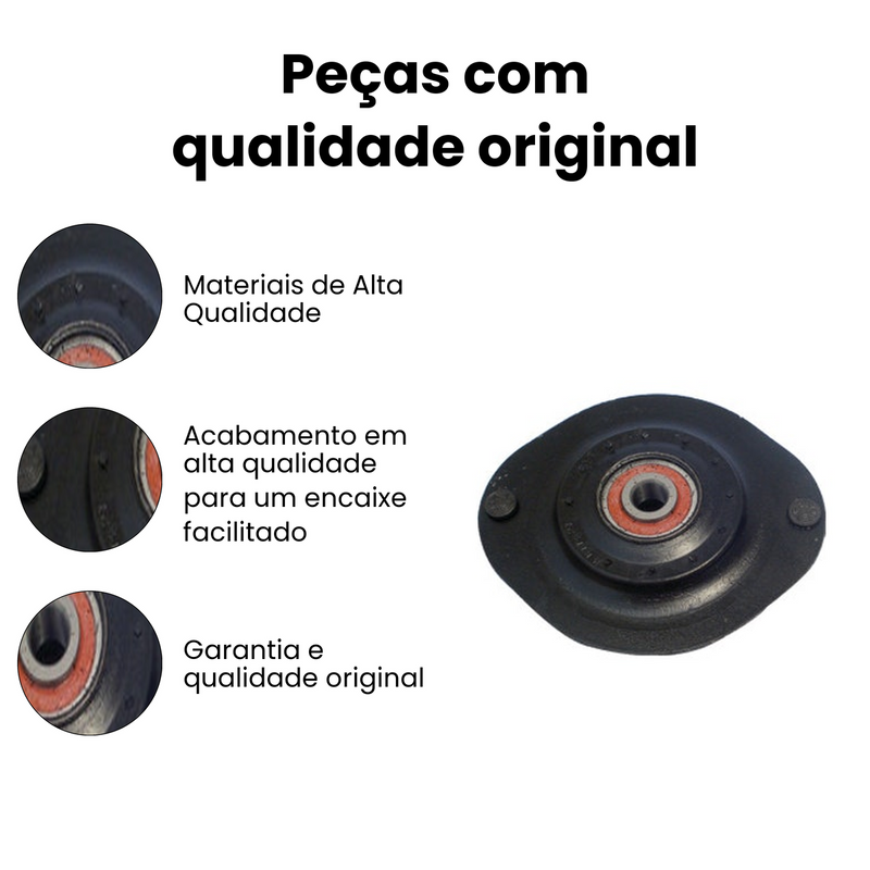 Coxim Amort Diant Dir Esq Chevrolet Kadett Ipanema 1989-1998 - Imagem 3