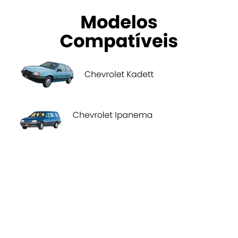 Coxim Amort Diant Dir Esq Rolamento Chevrolet Kadett Ipanema - Imagem 4