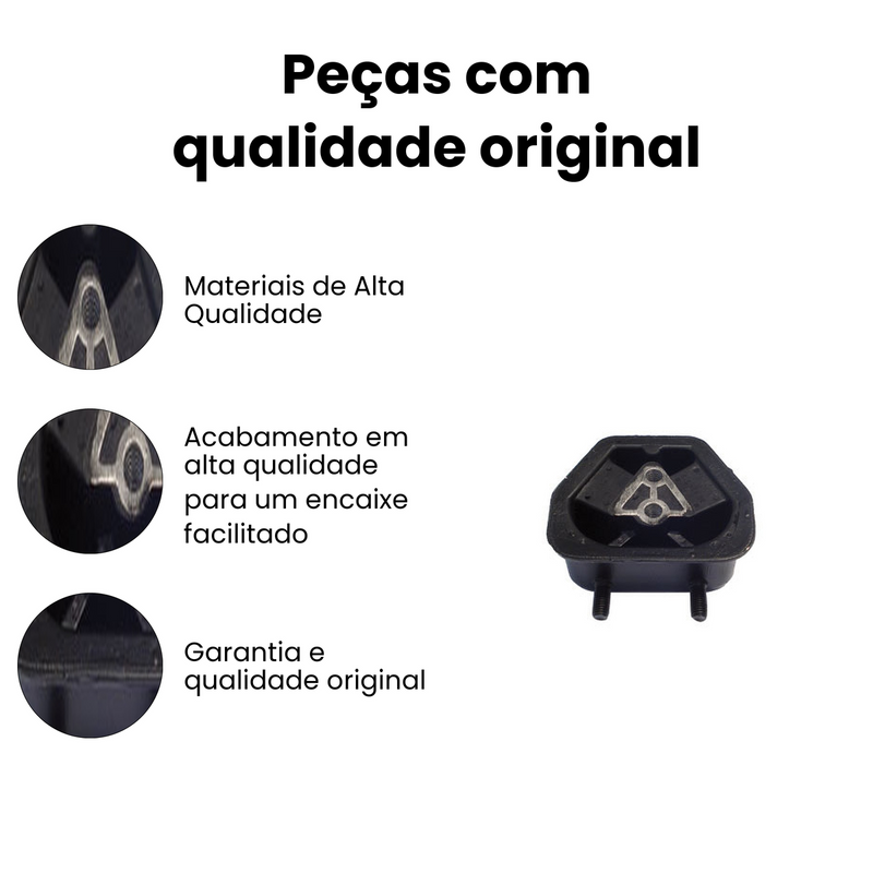 Coxim Motor Tras Dir Esq Chevrolet D-20 1992-1996 Grand Blaz - Imagem 3