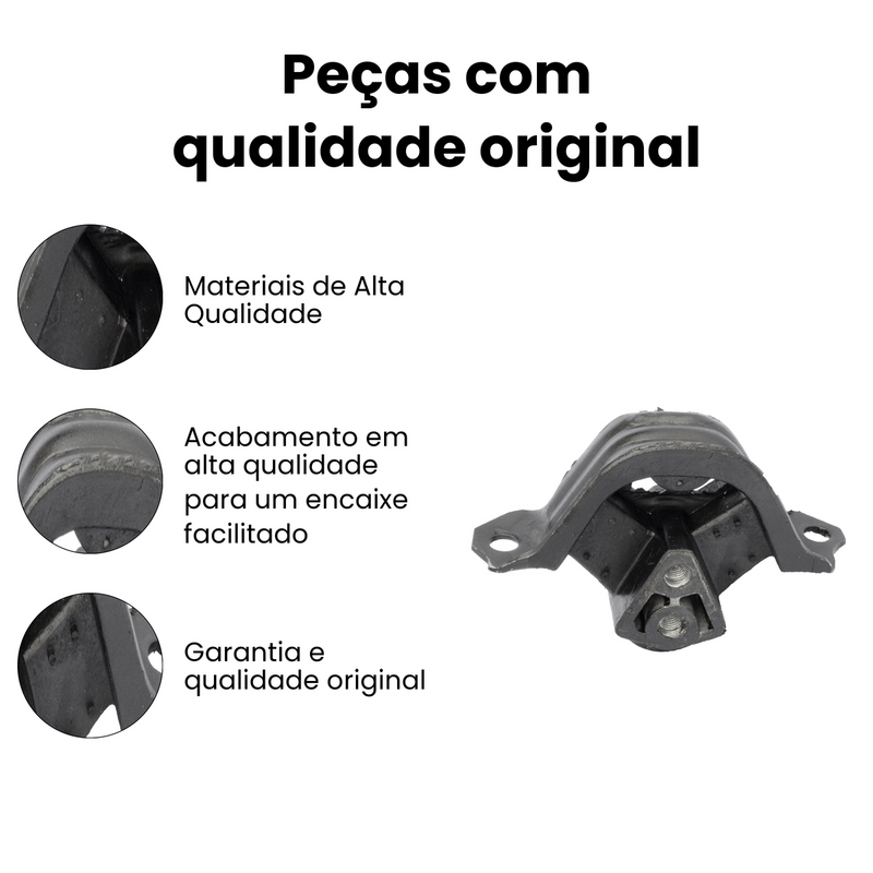 Coxim Motor Diant Dir Chevrolet Celta 94-12 Corsa 01-12 Clas - Imagem 3