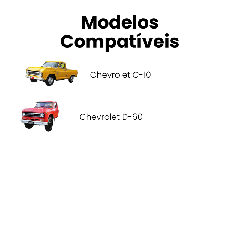 Coxim Motor Tras Chevrolet C-10 1967-1984 D-60 1974-1990 - Imagem 4
