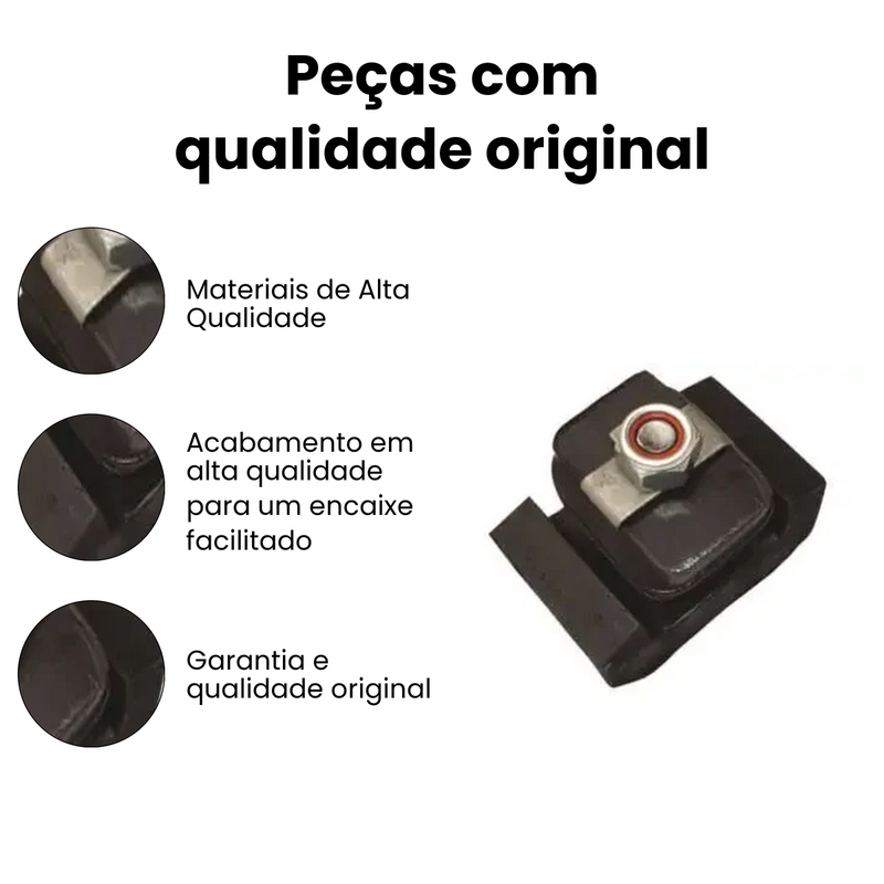 Coxim Motor Tras Chevrolet C-10 1967-1984 D-60 1974-1990 - Imagem 3