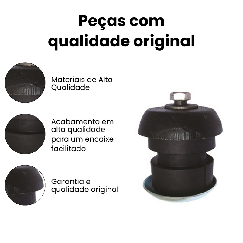 Coxim Cabine Tras Chevrolet D20 1985-1997 D40 1985-1994 - Imagem 3