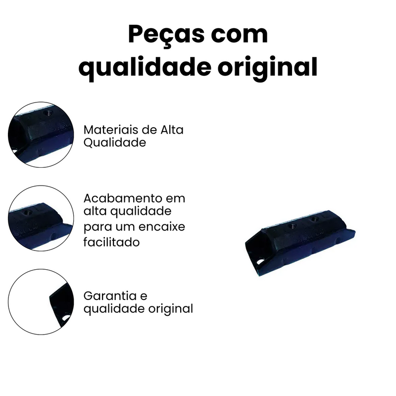 Coxim Motor Tras Dir Esq Chevrolet Chevy 500 1992 - Imagem 3