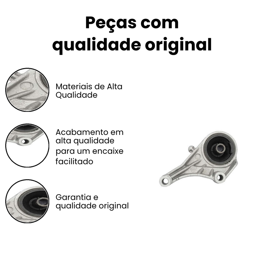 Coxim do Motor Dianteiro Esquerdo Montana Corsa - Imagem 3