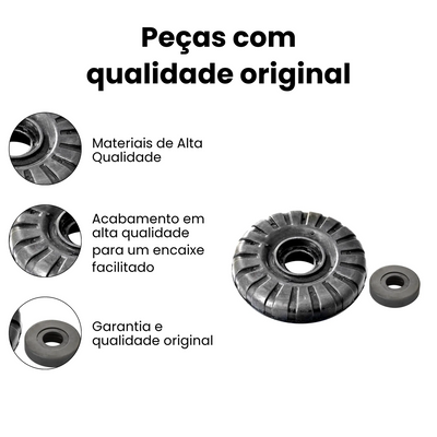 Coxim Amortecedor Diant. Dir Esq Onix 2011-2014 Prisma 2013- - Imagem 3