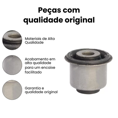 BUCHA BANDEJA DIANTEIRA DIREITA E ESQUERDA CHEVROLET MB1230 - Imagem 3