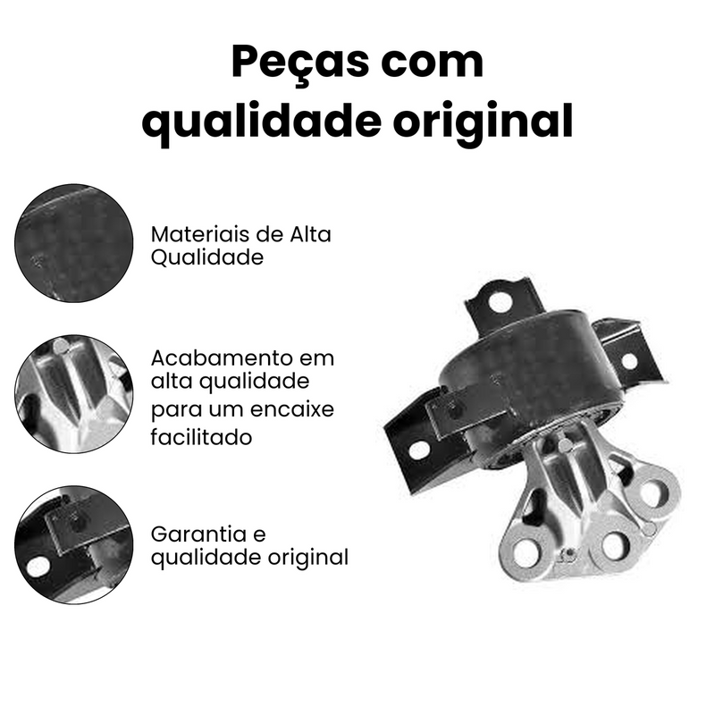Coxim Motor Diant Esq Chevrolet Cobalt Onix Prisma Sonic Spi - Imagem 3