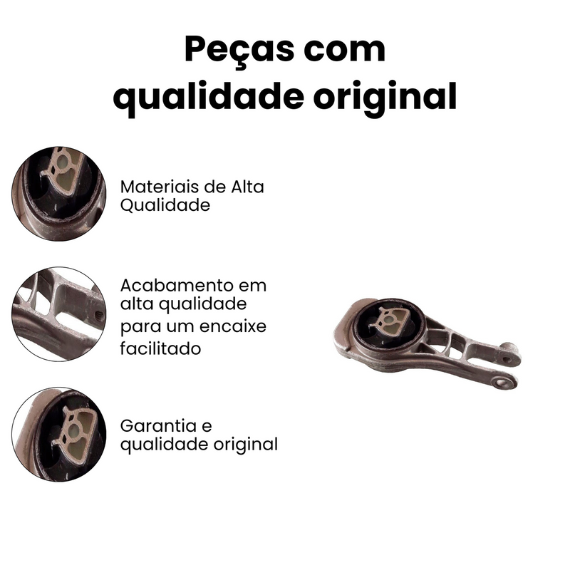 Coxim Motor Inferior Chevrolet Cobalt 2011-2024 Onix 2012-20 - Imagem 3