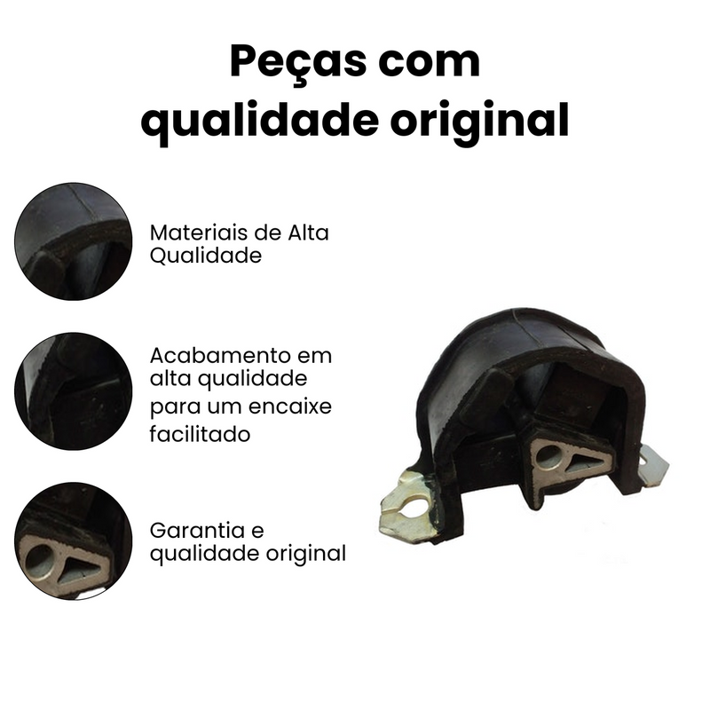 Coxim Motor Inferior Tras Chevrolet Corsa 1994-2016 Celta 20 - Imagem 3