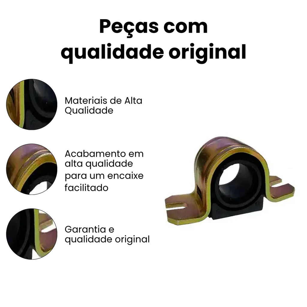 Bucha Barra Estabilizadora Dianteira Direita e Esquerda CHEVROLET MB1272K - Imagem 3