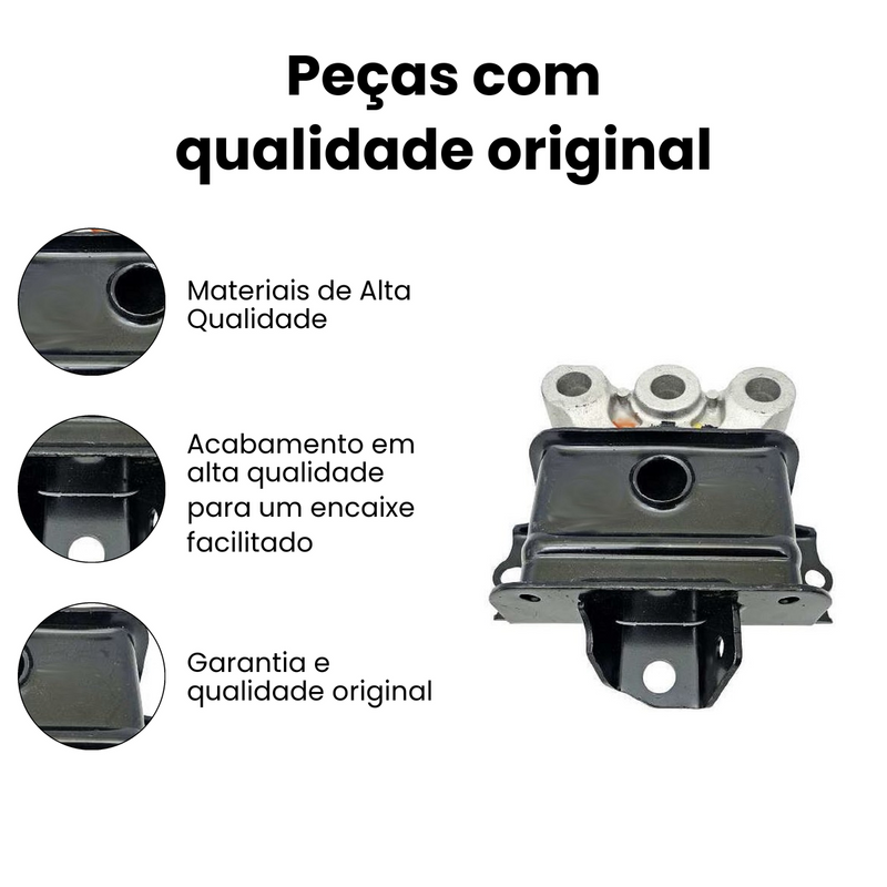 Coxim Motor Diant Dir Chevrolet Cobalt Onix Prisma 2011-2020 - Imagem 3