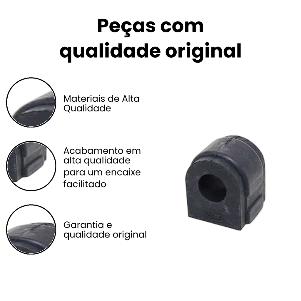 Bucha Barra Estabilizadora Dianteira Onix - Mobensani - Imagem 3