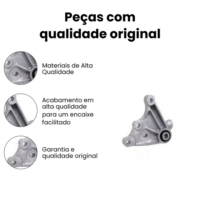 Coxim Motor Tras Volkswagen Fusca 1967-1996 - Imagem 3