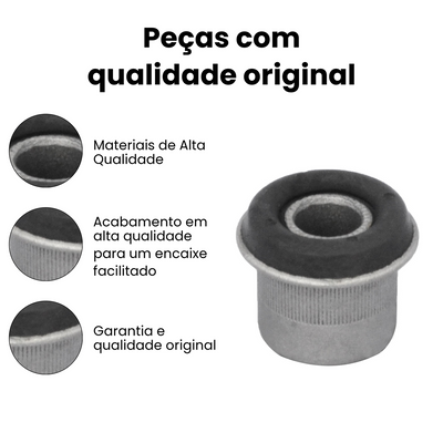 Bucha da Bandeja Dianteira Lado Direito/Esquerdo CHEVROLET MB155 - Imagem 3