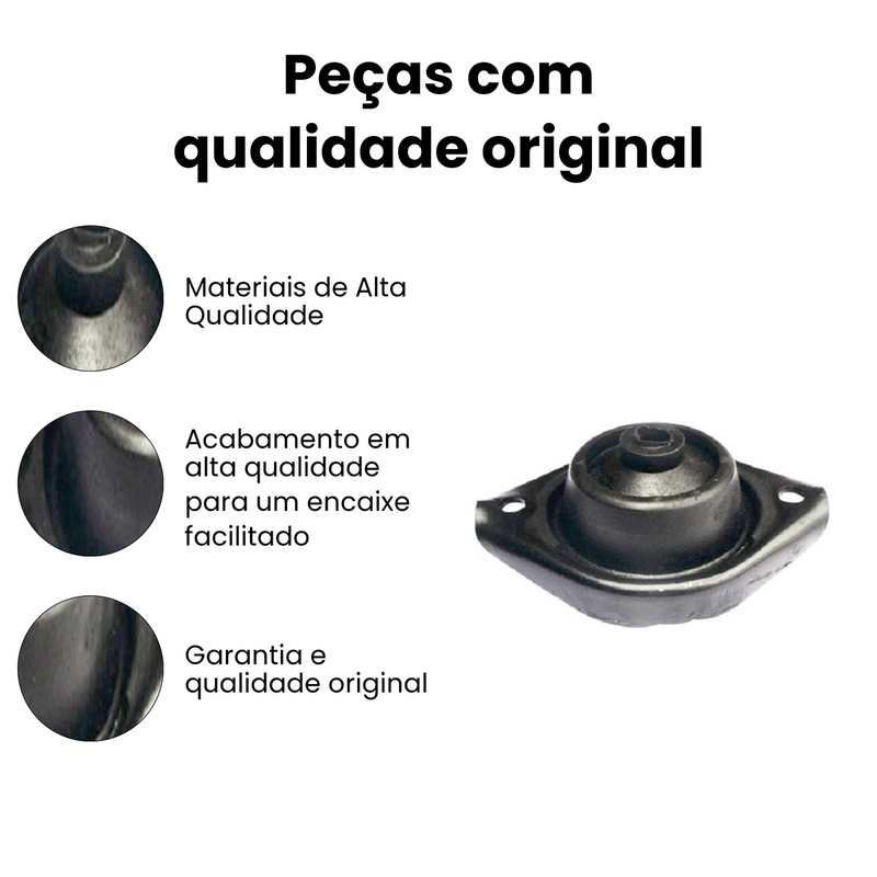 Coxim Motor Chevrolet Chevette 1980-1994 Chevrolet Marajó 19 - Imagem 3