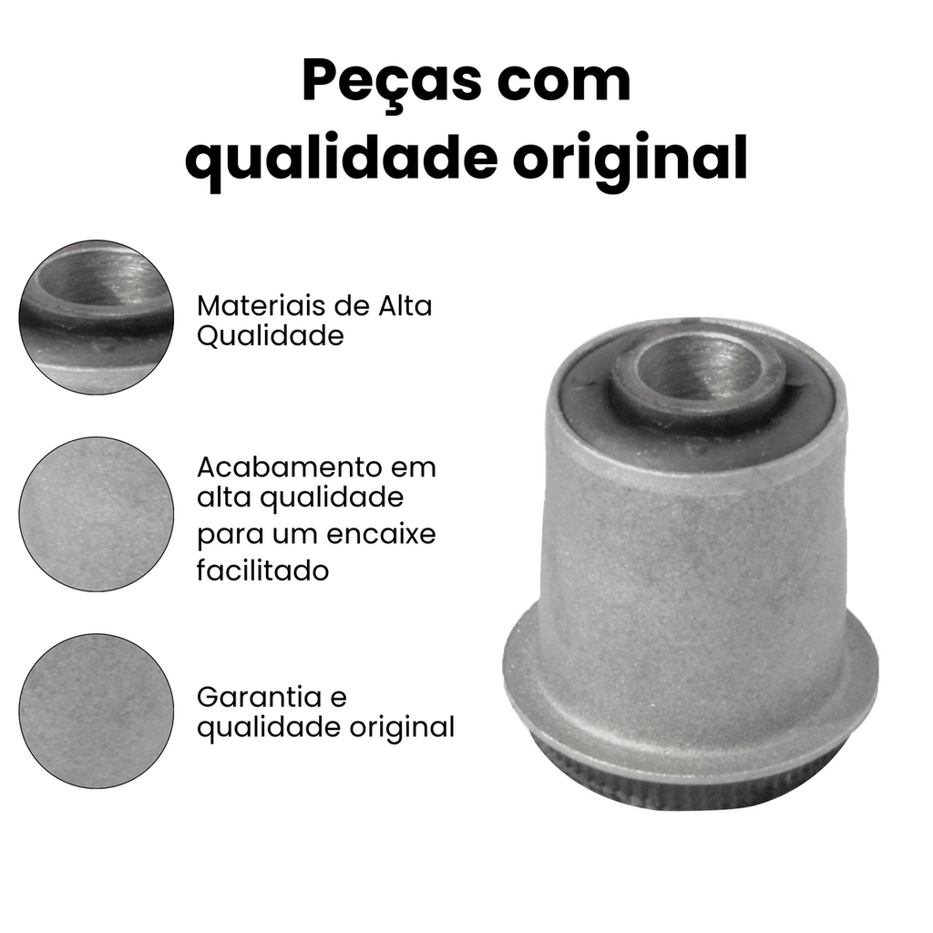 BUCHA BANDEJA DIANTEIRO DIREITO/ESQUERDO CHEVROLET MB178 - Imagem 3