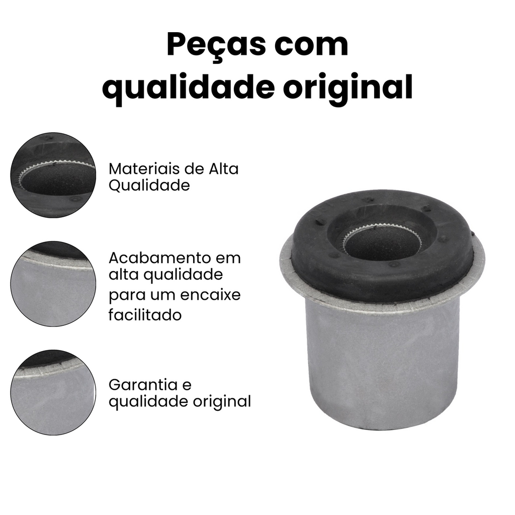 Bucha da Bandeja Dianteira Direita/Esquerda CHEVROLET MB190 - Imagem 3