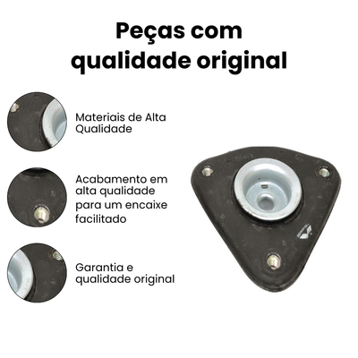 Coxim Amort Diant Dir Esq Ford Focus 1.6 1.8 2.0 1999 a 2020 - Imagem 3