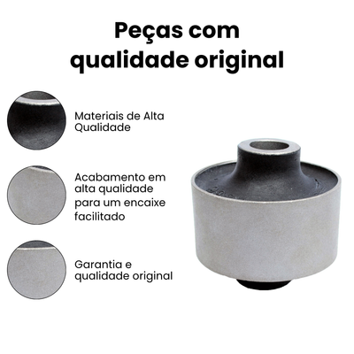 Bucha Bandeja Traseira Dianteira Ford Transit 2009 a 2023 - Imagem 3